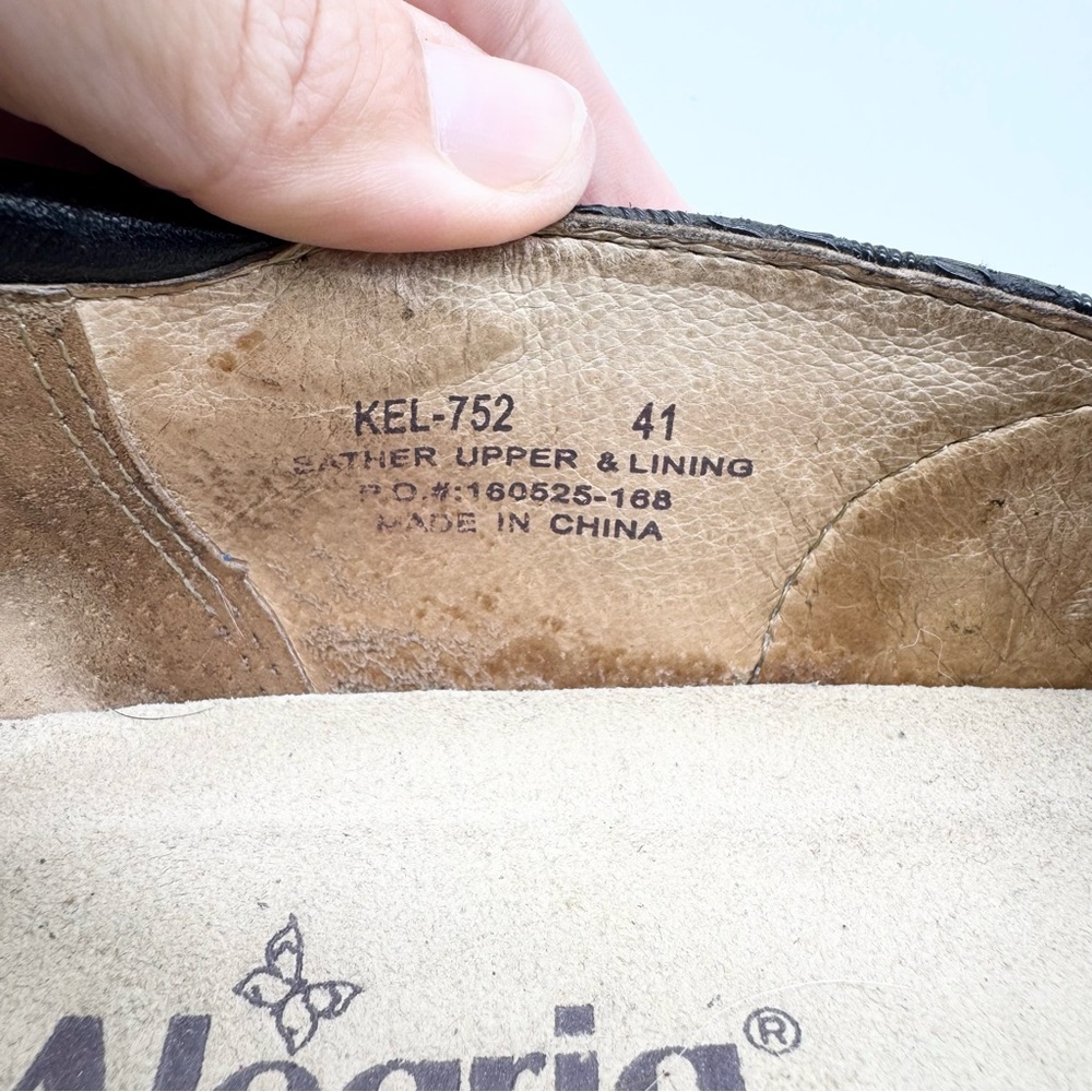 Alegria Keli Pro Waverly Woven Comfort Shoes Black Sz 41 Office Coastal Grandma - Picture 14 of 14
